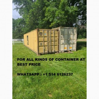 20#039; 40#039; Shipping Containers ON SALE!! Whatsapp +1 514 6126237